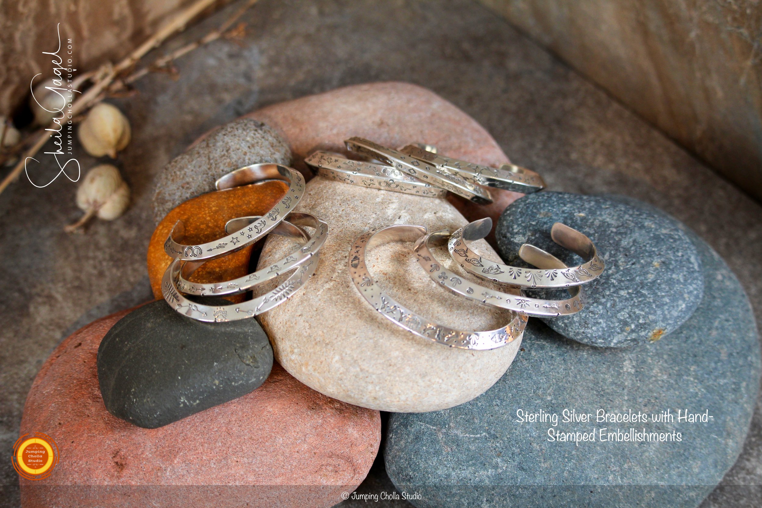 Jumping Cholla Studio — Customized Silver Triangle Wire Cuff